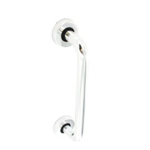 Securit S3125 Aluminium Round Bar Pull Polished With Rose 230mm Pack Of 1