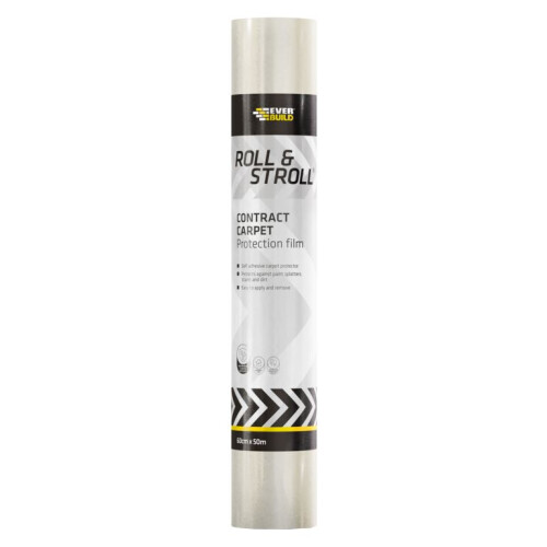 Everbuild Everbuild EVBROLL50 600 mm x 50 m Roll and Stroll Carpet 2