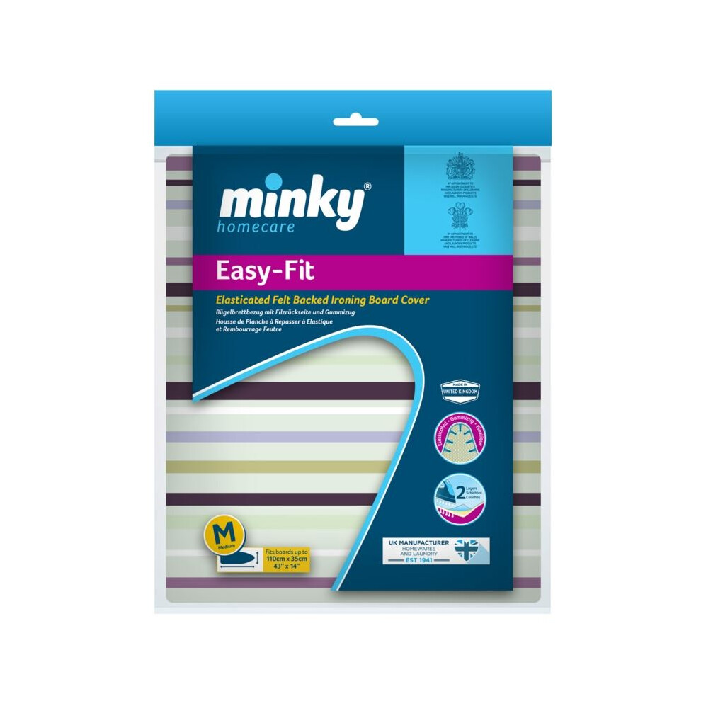 Minky PP23004003 Easy Medium Ironing Cover Fits Boards, 110 x 35 cm