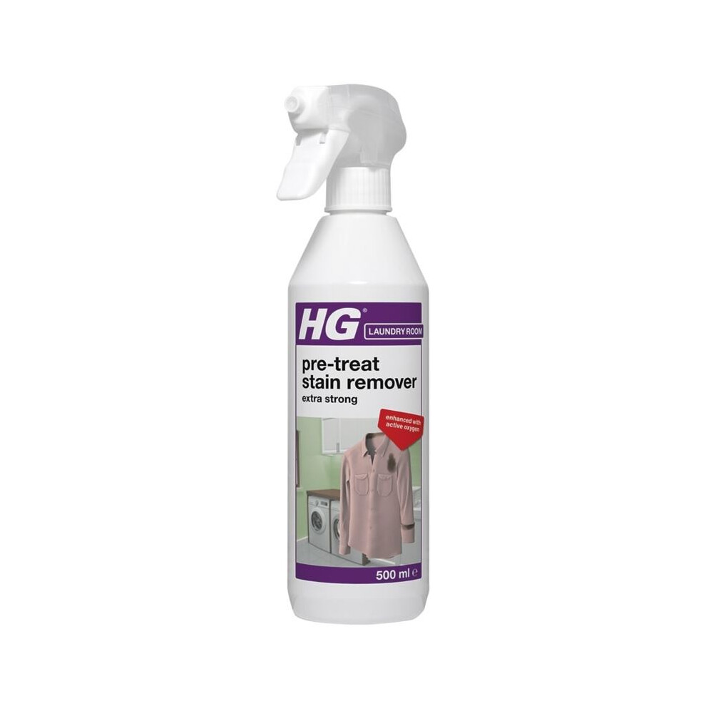 Hg H G Pre-Treat Stain Remover Extra Strong 500Ml - White - Image 5