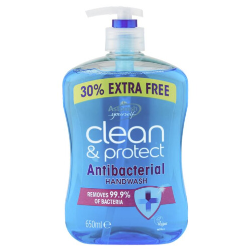Astonish Clean and protect Antibacterial hand-wash 650ml