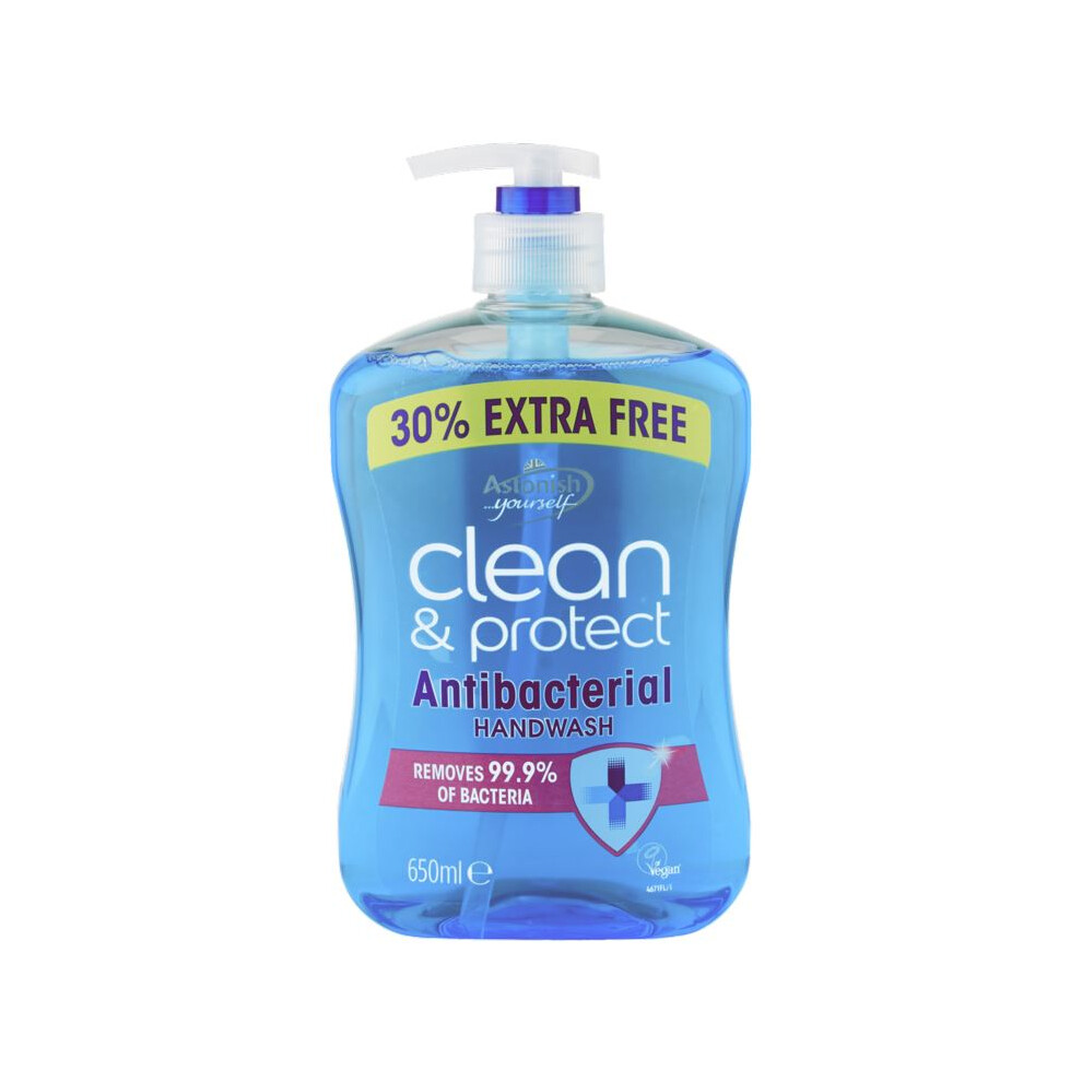 Astonish Clean And Protect Antibacterial Hand-Wash 650Ml