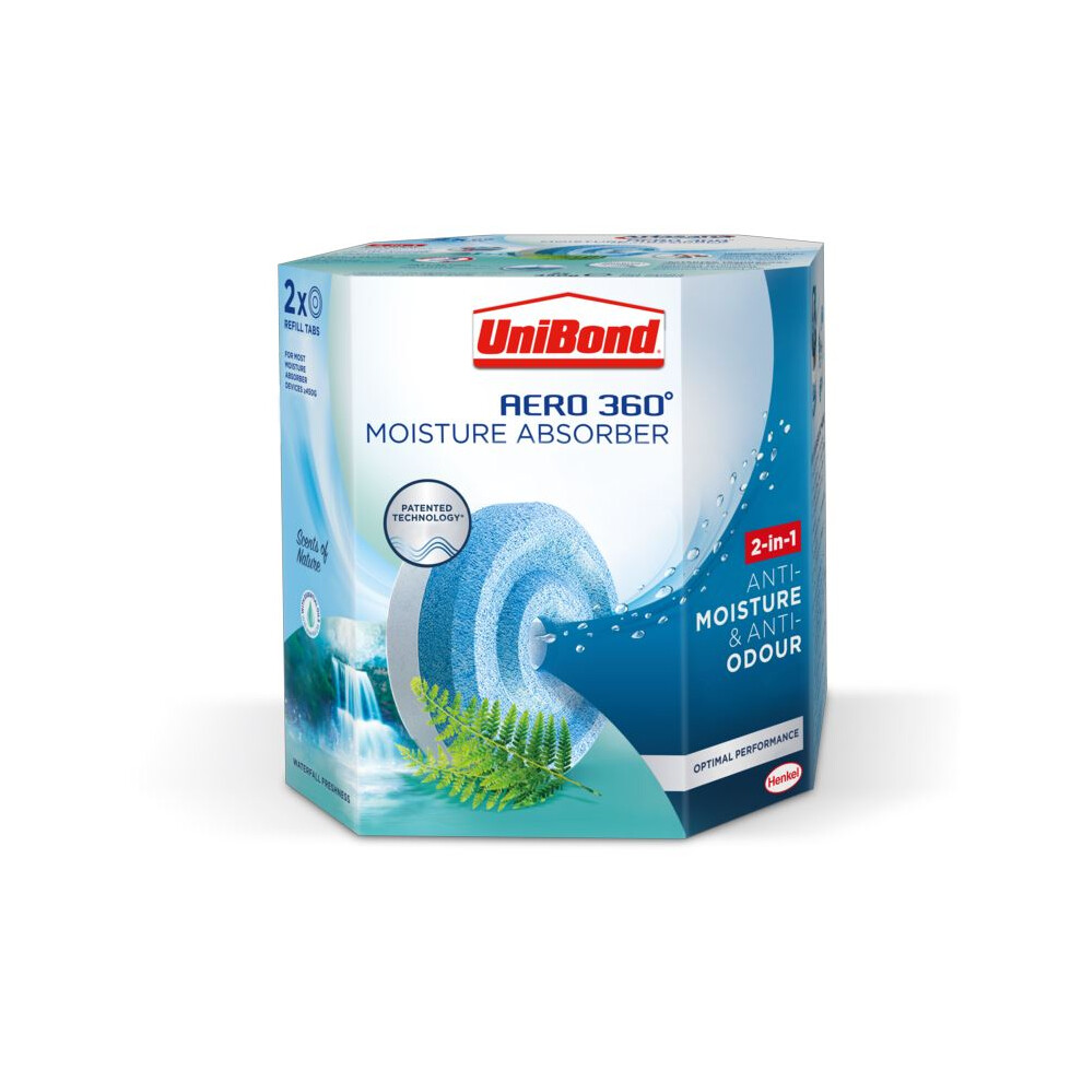 Unibond Aero 360 Moisture Absorber Dehumidifier Refill 450G Tabs