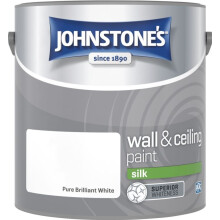 (Brilliant White, 2.5l) Johnstones Silk Emulsion Paint