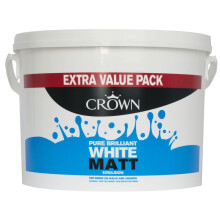 Crown Paints Non-Breatheasy Matt Pure Brilliant White 7.5L