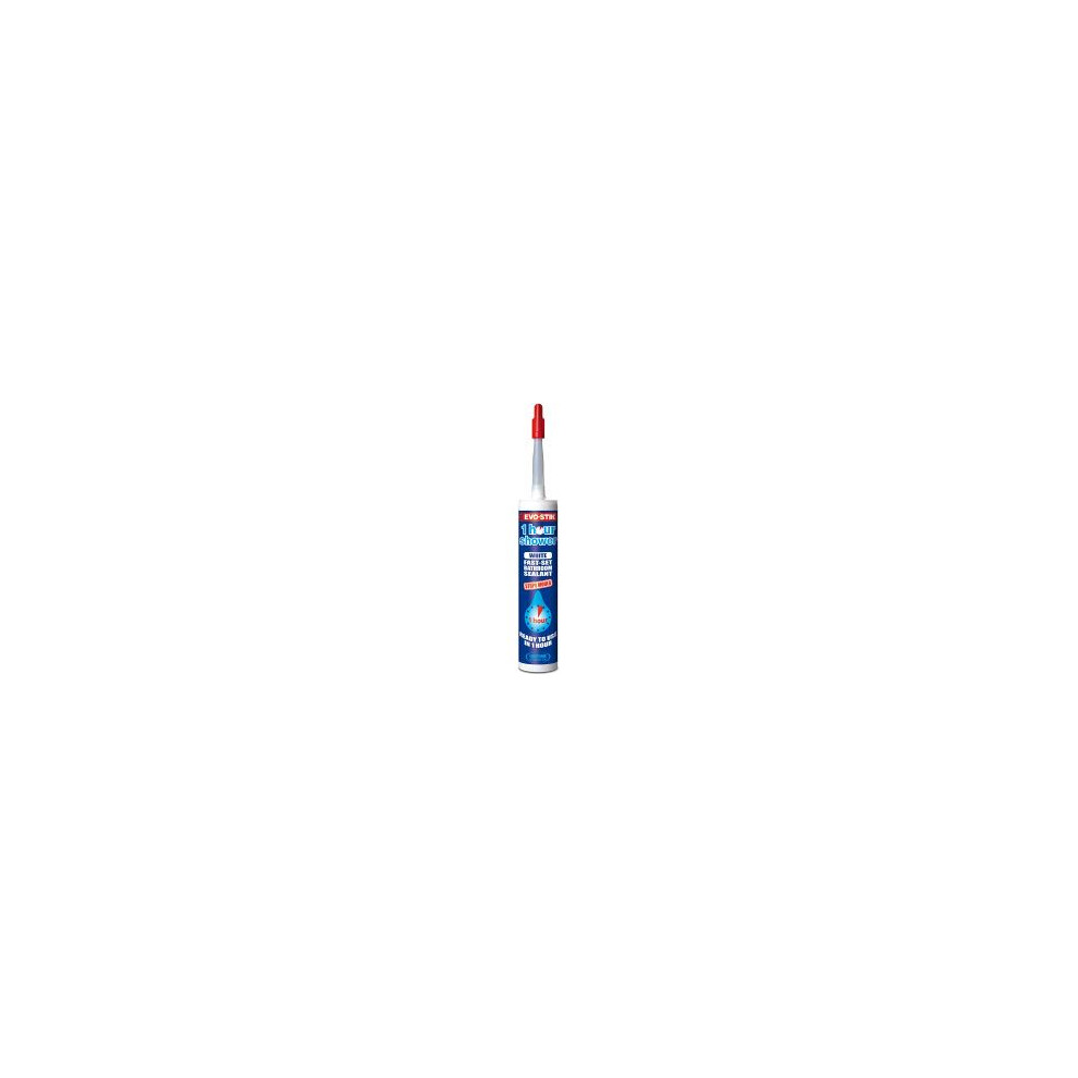Evo-Stik 30812823 1 Hour Shower Sealant White 310ml