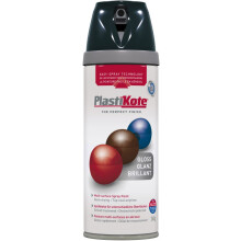 Plasti-Kote PKT21100 Twist & Spray Gloss Black 400ml