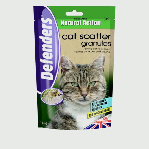 Cat and Dog Scatter Granules 750g Humane Treatment Deterrent for Gardens Covers Up to 250 sq m STV631