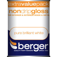 Berger Non Drip Gloss Brilliant White 1.25L