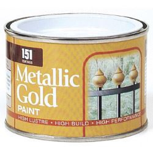 Metallic Paint, 180ml Gold, 180ml Gold, By 151 Coatings