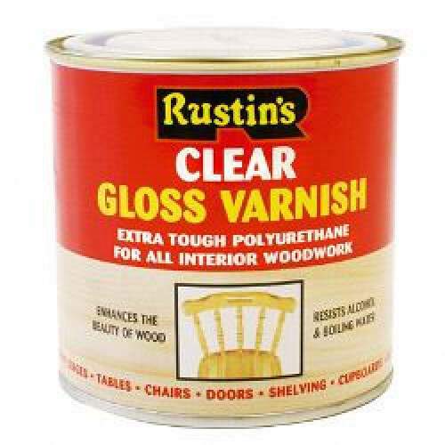 Rustins Rustins - Polyurethane Gloss Varnish 250ml - Clear - Gloss