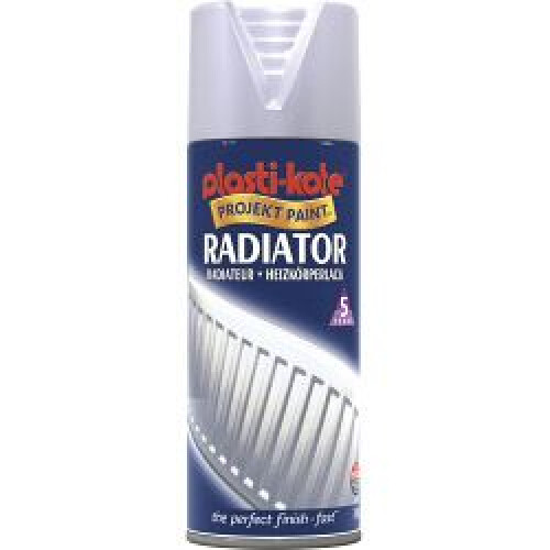 PlastiKote PlastiKote - Radiator Spray Paint - 400ml Satin Chrome