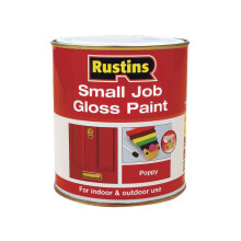 Rustins GPPOW250 Quick Dry Small Job Gloss Paint Poppy 250ml