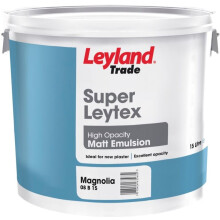Leyland Trade - Super Leytex Matt - 15L Magnolia