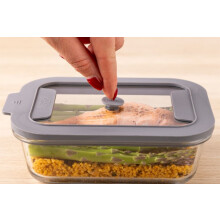 Kilner Fresh Storage Container Airtight Glass Leakproof Lid Food Leftovers 630ml