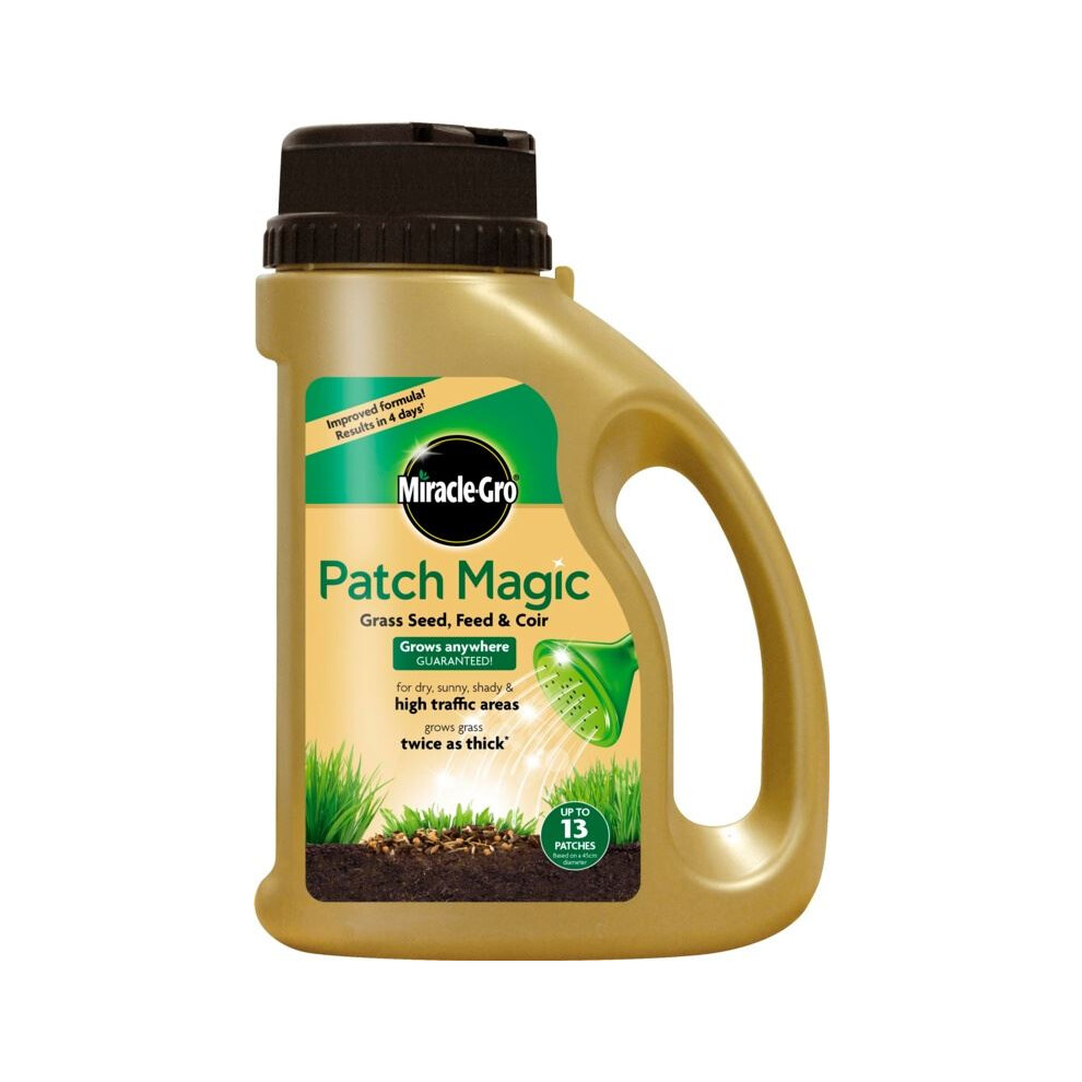 Miracle-Gro Patch Magic Grass Seed Shaker Tub 1015g