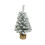60cm Small Snowy Table Christmas Tree Natural Jute Bag Artificial Tree 2