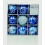 Premier 60mm Midnight Blue Christmas Baubles | 9 Assorted | Shatterproof Tree Decorations 1