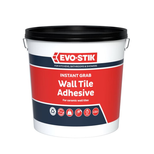Evo-Stik 30812628 Instant Grab Wall Tile Adhesive 5 Litre 1