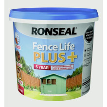 Ronseal RSLFLPPSA5L 5 Litre Fence Life Plus Paint - Sage