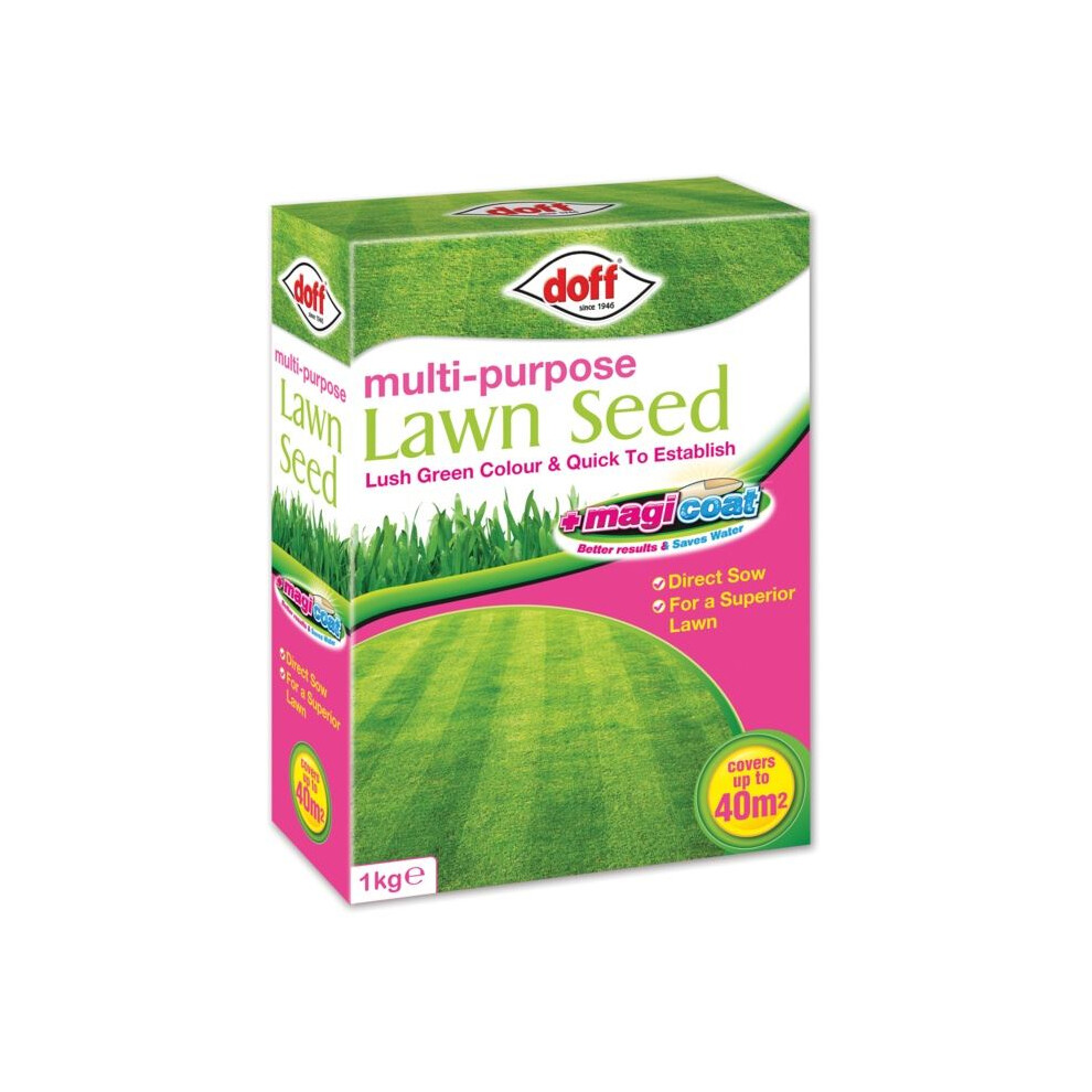 Doff Multi-Purpose Grass Seed 1Kg Green