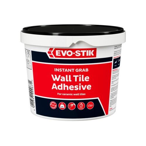 Evo-Stik 30811581 Instant Grab Wall Tile Adhesive 1 Litre 1