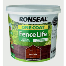 Ronseal - One Coat Fence Life 5L - Red Cedar