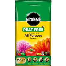 Miracle-Gro - Premium All Purpose Peat Free Compost - 10L