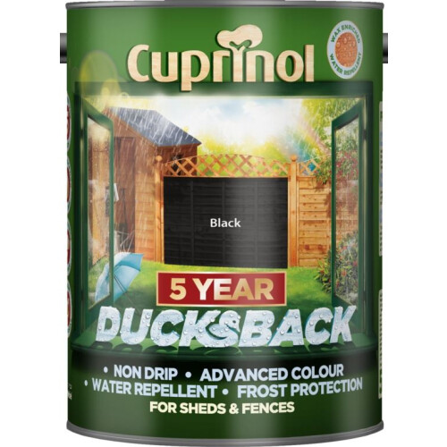 Cuprinol Cuprinol CUPDBBL5L 5 Litre 5 Year Ducks Back - Autumn Black 2