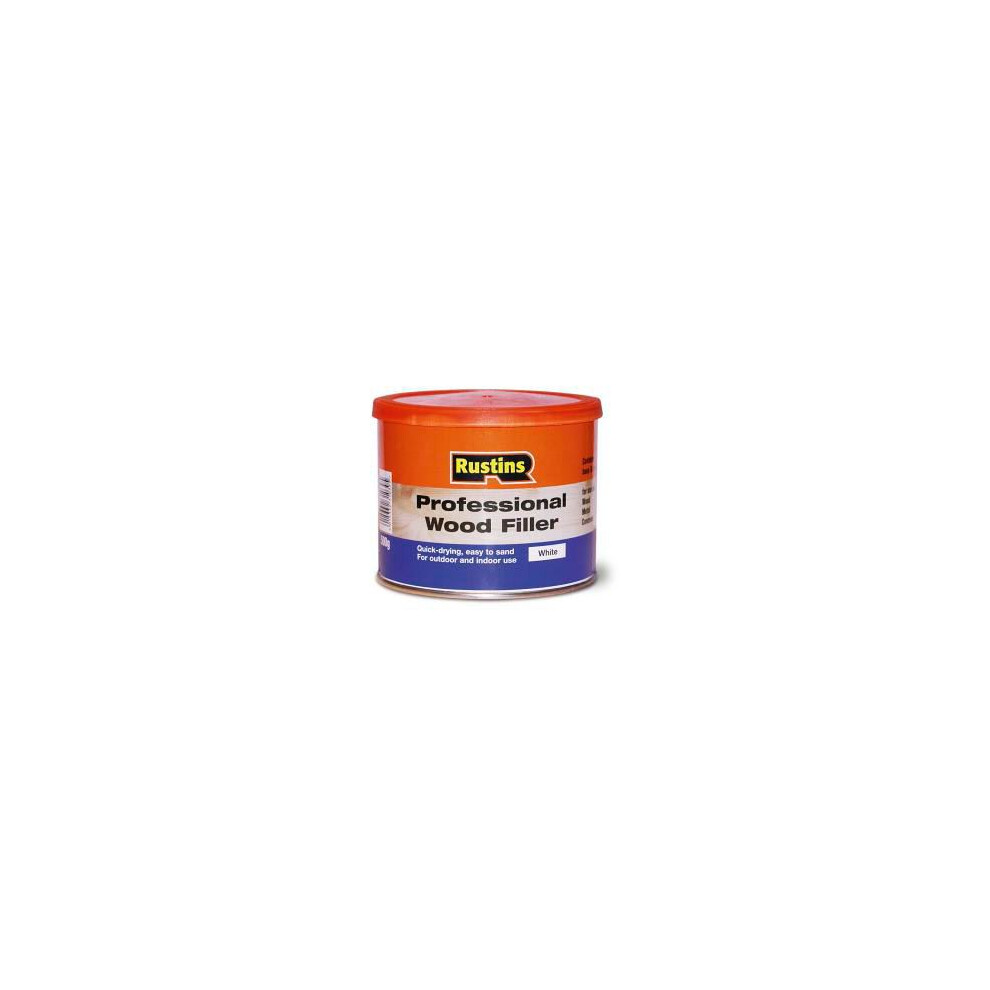 Rustins Professional Wood Filler 500G White