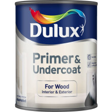 Dulux Primer and Undercoat for Wood, 750 ml - White