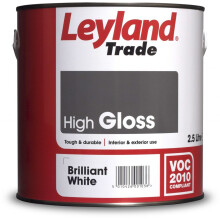 Trade High Gloss Paint - Brilliant White 2.5L