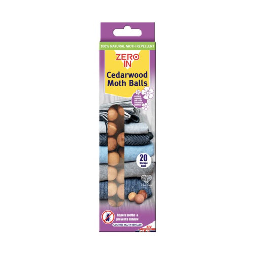 Zero In Cedarwood Moth Balls - 20 pack-ZER031 1