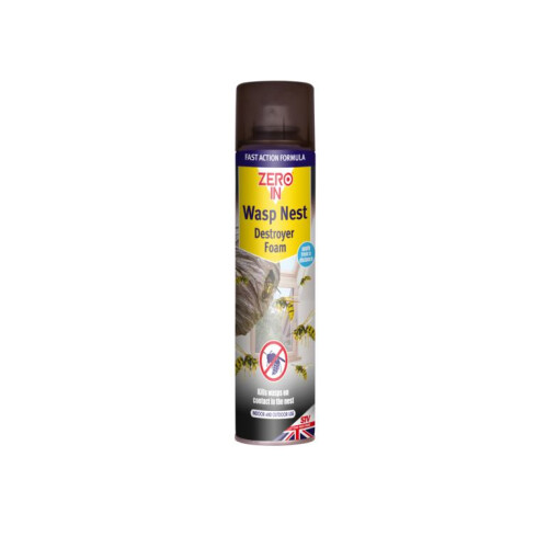 Zero In - Wasp Nest Killer Foam - 300ml Aerosol 1