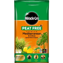 Miracle-Gro - Peat Free Premium Mediterranean & Citrus Compost - 10L