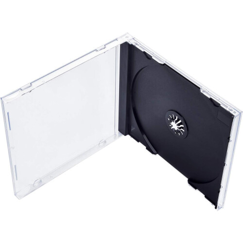 Clear CD Jewel Case with Thickened Material, Industry Grade for Easy Accessibility and Scratch Resistance 1