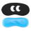 Portable Travel Sleep Mask, Ergonomic Light Blocking Mask for Deep Rest, Adjustable Strap with Cold & Hot Pack Functionality, Breathable Cotton 1