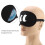 Portable Travel Sleep Mask, Ergonomic Light Blocking Mask for Deep Rest, Adjustable Strap with Cold & Hot Pack Functionality, Breathable Cotton 7