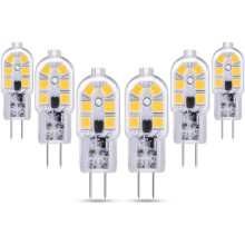 Ampoules LED G4, remplacement d'ampoule halogène non dimmable, économie d'énergie, 12 V CA/CC, blanc chaud 3000 K, IRC élevé, installation