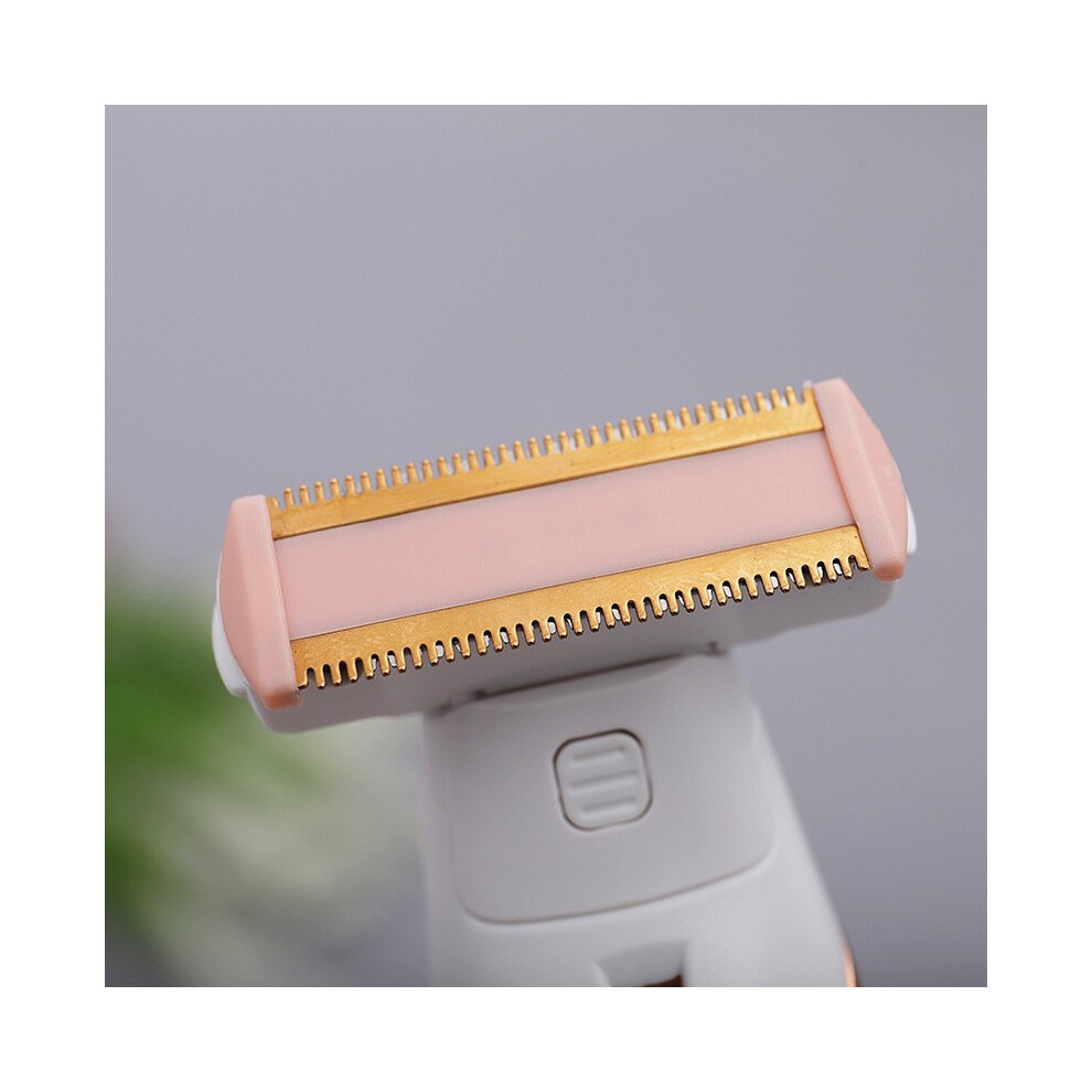 Rose Gold-Plated Blade Shaver Set, Ergonomic Design for Women with Rounded Tips, Easy Water Clean, Hygienic Regular Replacement, Wet and Dry