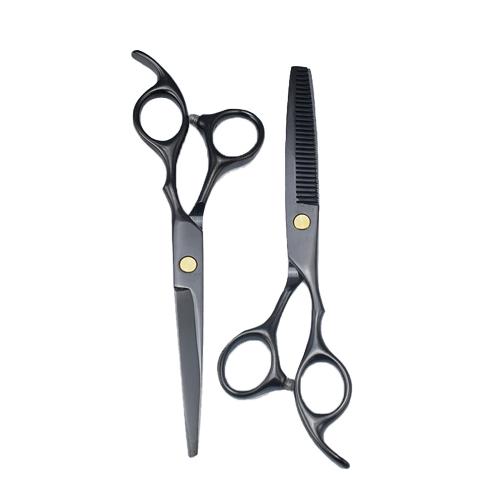 Salon Quality Hairdressing Scissors Set, Japanese Stainless Steel Ergonomically Designed Thinning Shears for Professional Cuts, Complete with