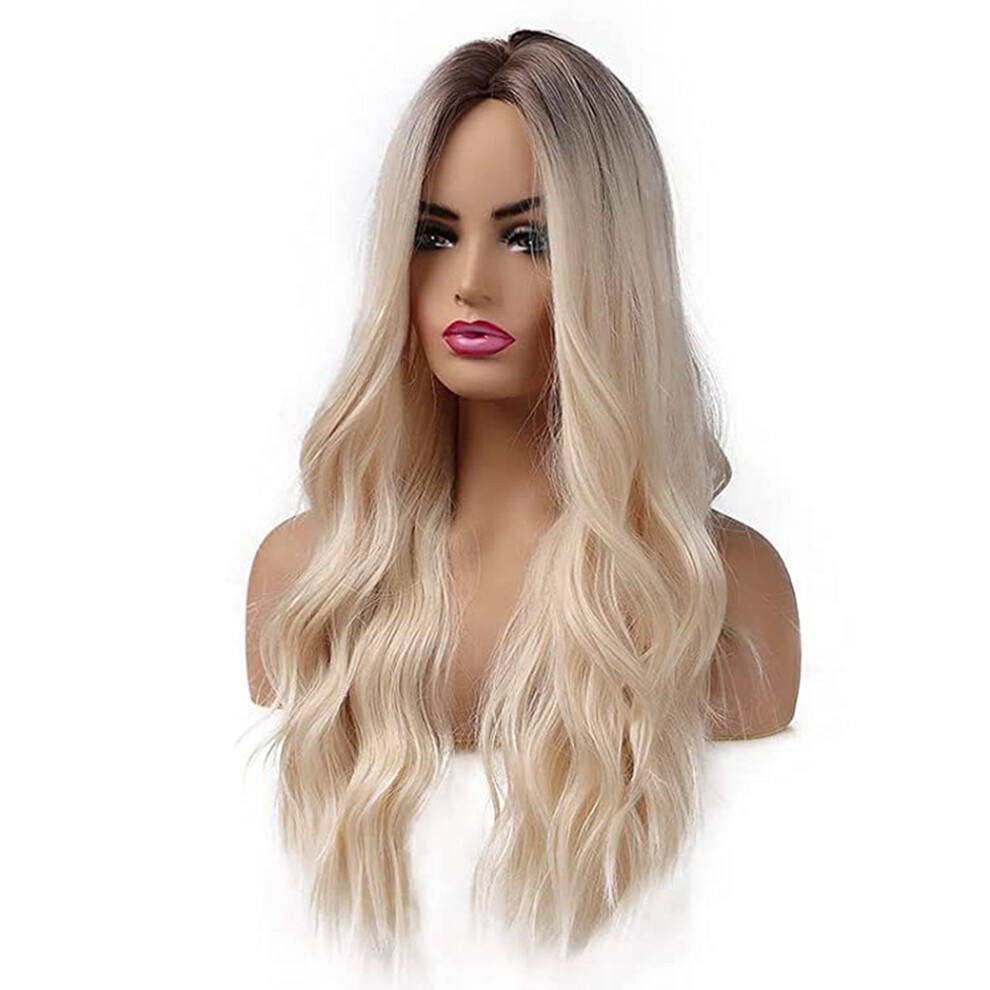 Unisex Versatile Synthetic Fiber Blonde Wig, Easy To Style And Heat Resistant, Ideal For Cosplay Enthusiasts