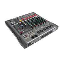 Compact 6-Channel Streaming Mixer with High Accuracy Fader AC100~240V