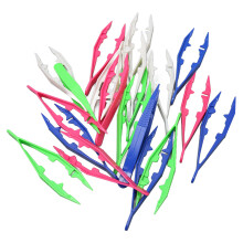20pcs Plastic Bead Tweezers Lightweight Multi-Purpose Craft Tools