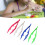 20pcs Plastic Bead Tweezers Lightweight Multi-Purpose Craft Tools 15
