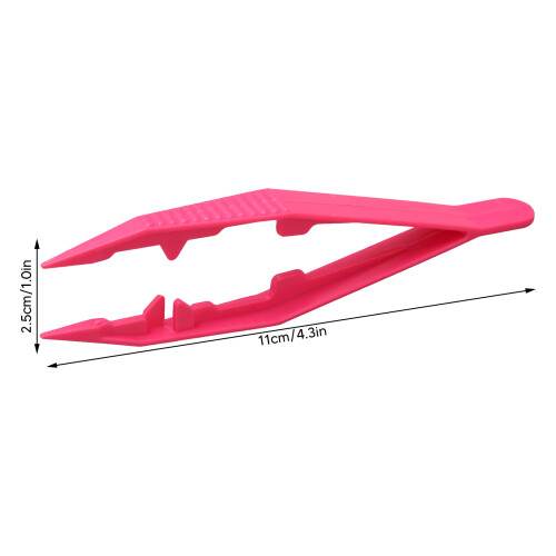 20pcs Plastic Bead Tweezers Lightweight Multi-Purpose Craft Tools 1