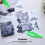 20pcs Plastic Bead Tweezers Lightweight Multi-Purpose Craft Tools 8
