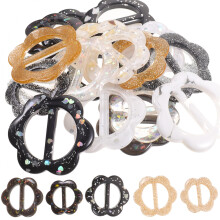 100Stk Farbige Halstuch Ringe Damen Kleidung Accessoire Geschenkidee