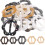 100Stk Farbige Halstuch Ringe Damen Kleidung Accessoire Geschenkidee 1