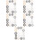 100Stk Farbige Halstuch Ringe Damen Kleidung Accessoire Geschenkidee 9